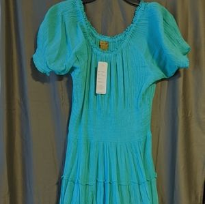 Sakkas bohemian peasant dress NWT